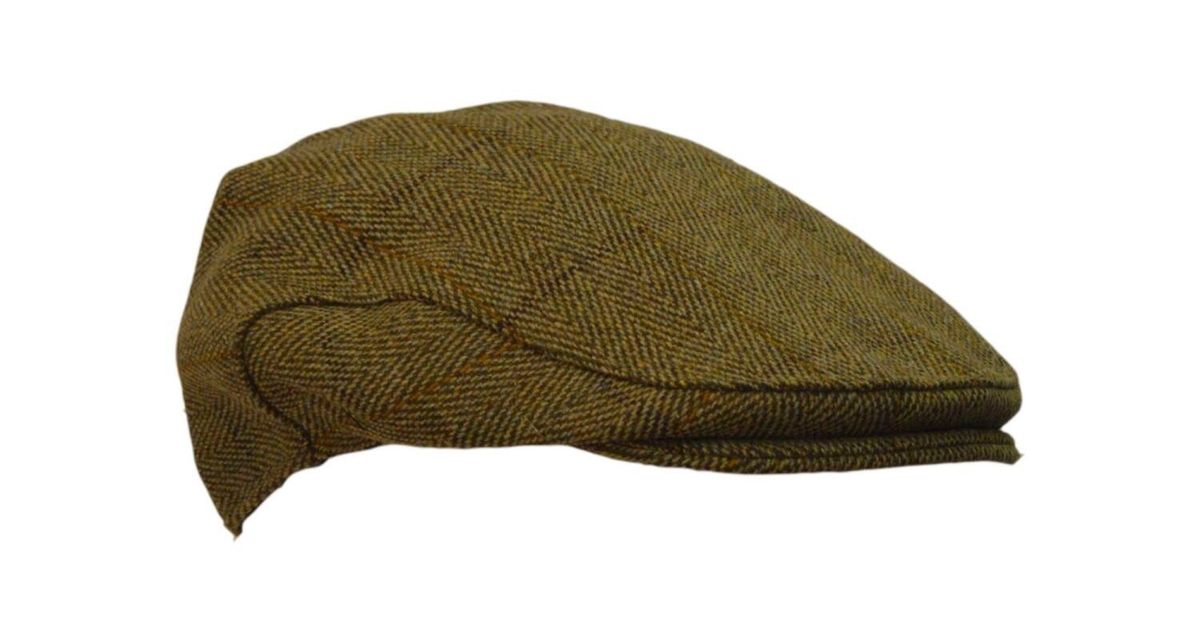 Tweed Country sixpence hat, lys salvie - 3XL - 62 cm