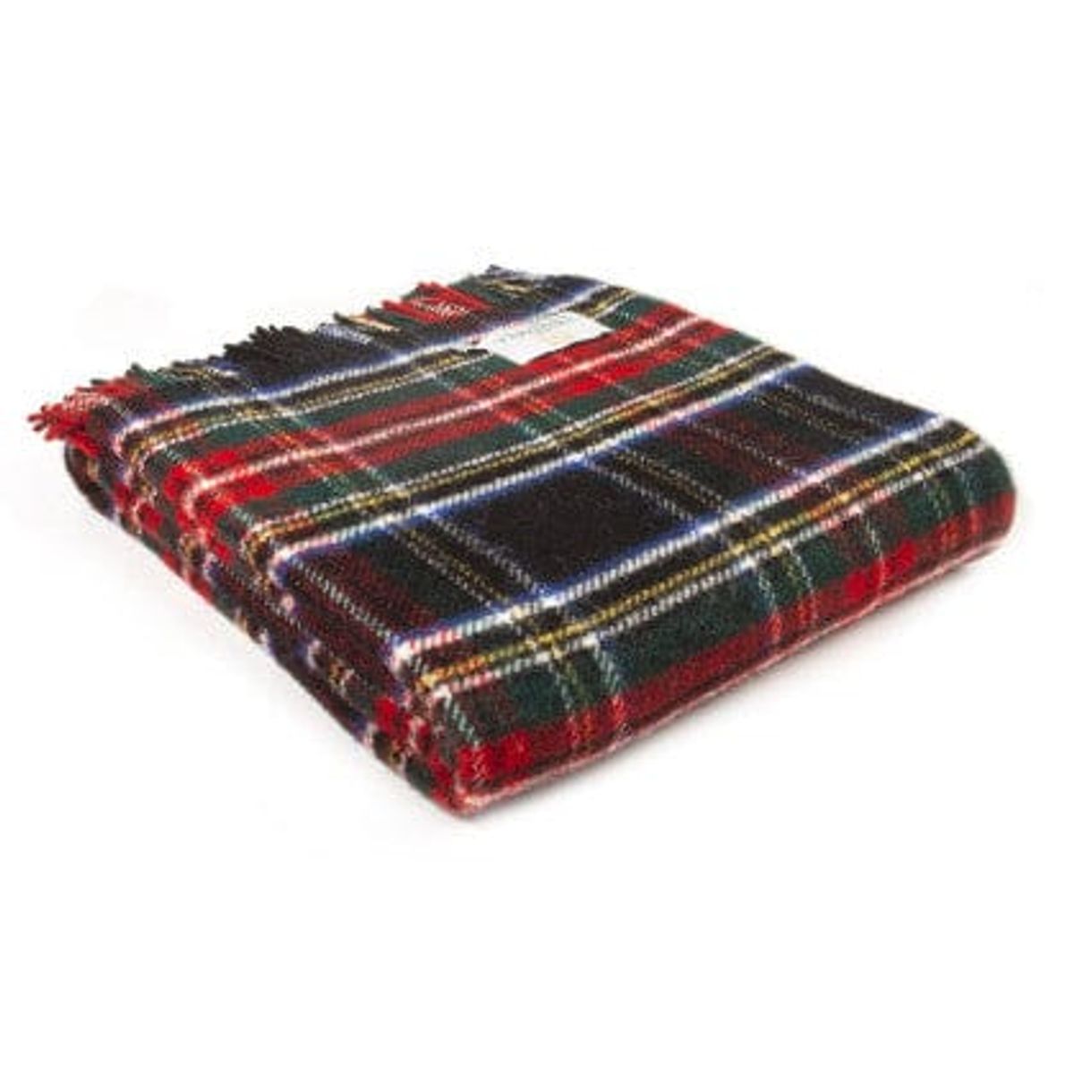 Tweedmill - Uldplaid Ternet - Black Stewart - 150 X 183cm