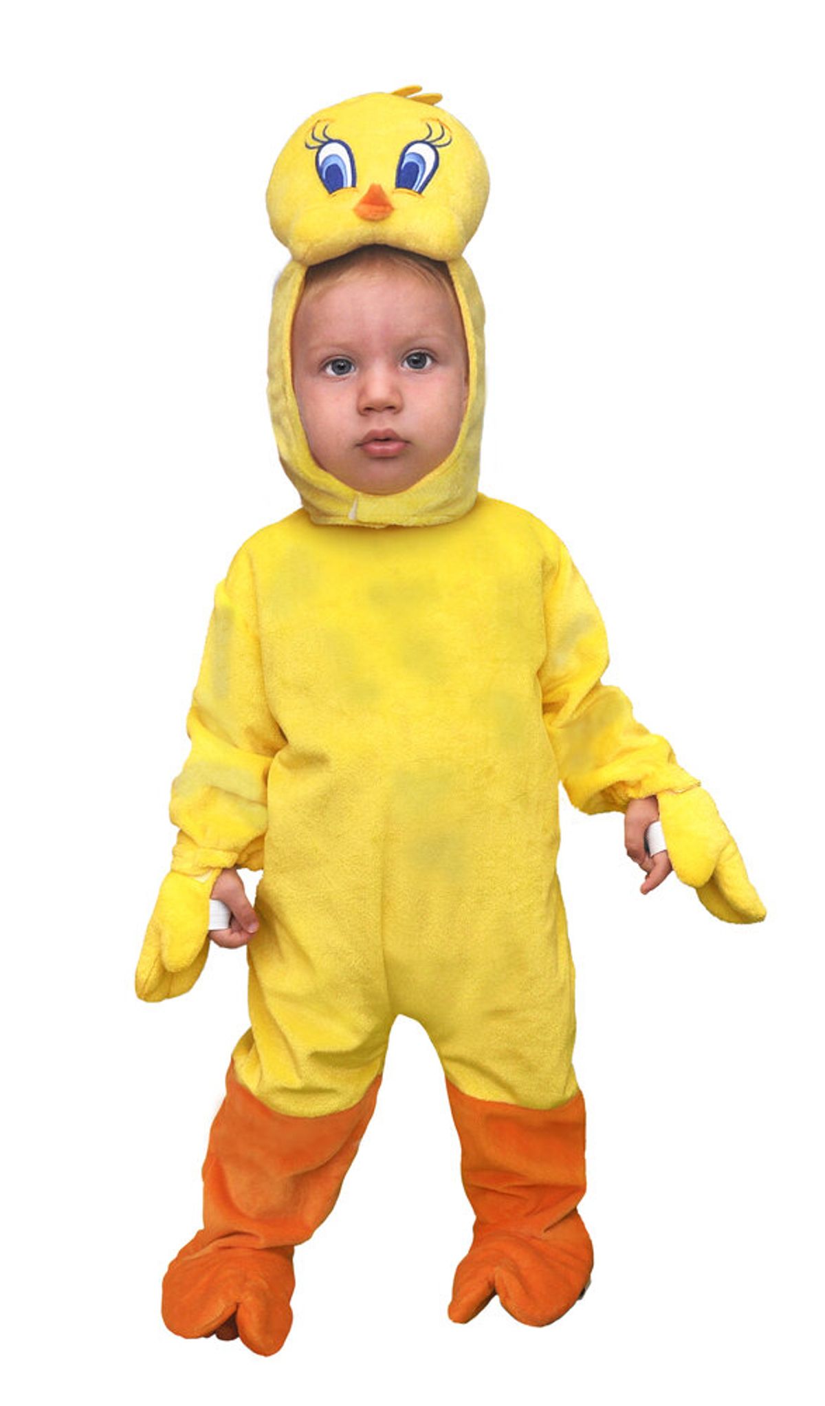 Tweety kostume (Piphans) - GUL - 1-2 ÅR