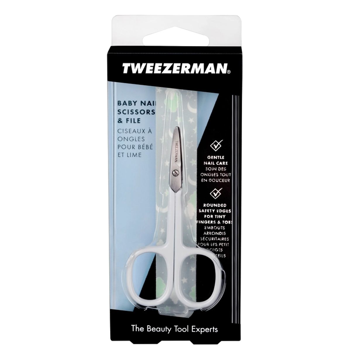 Tweezerman Baby Nail Scissors With File