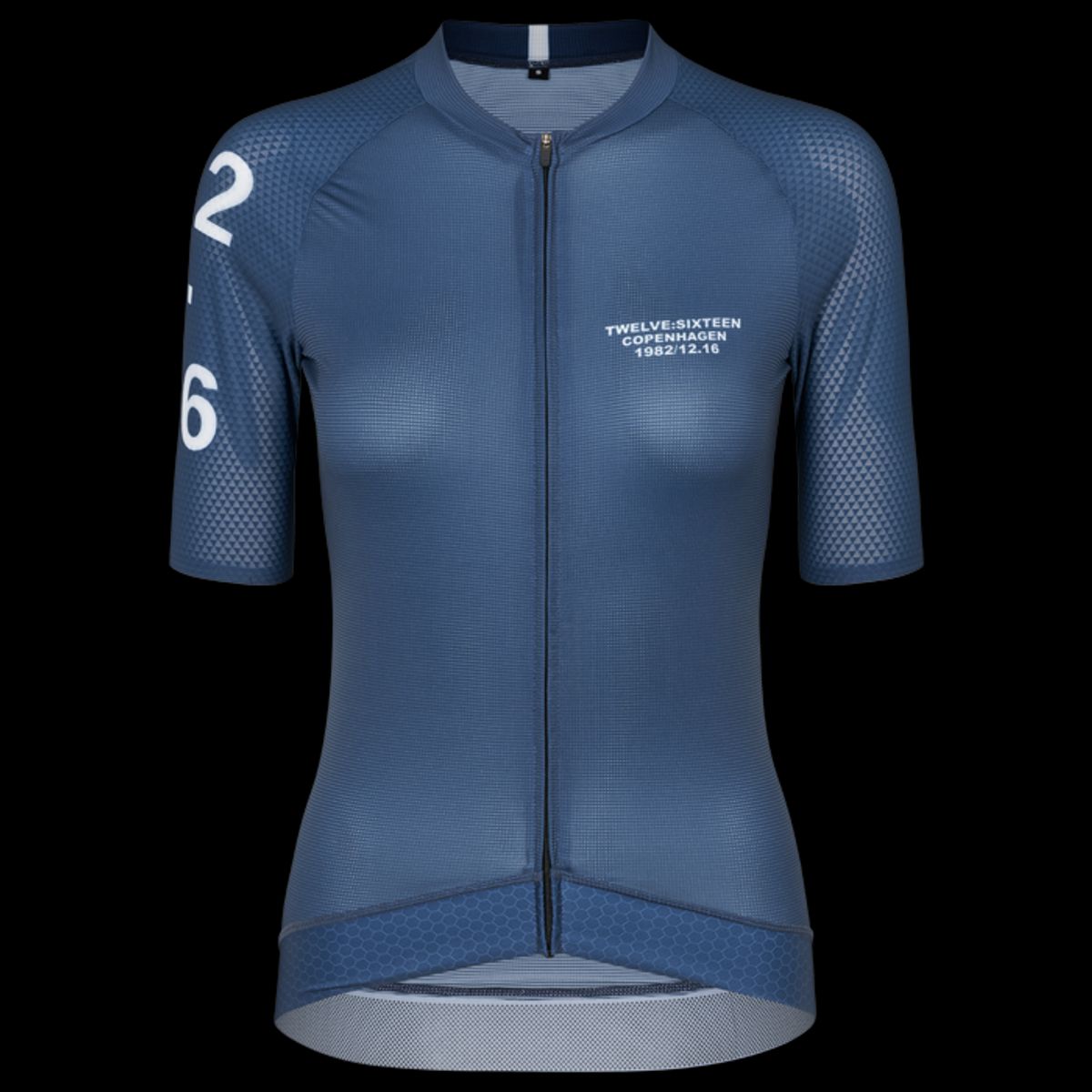 Twelve Sixteen Cykeltrøje Sky Jersey Blå Kvinder Fit - XXL