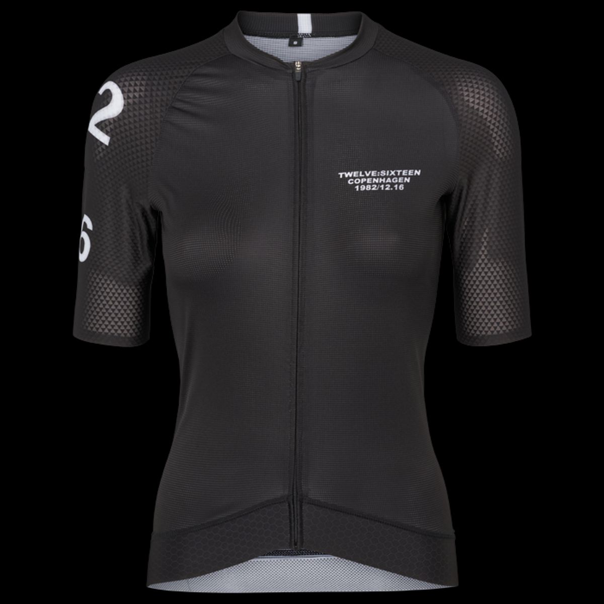 Twelve Sixteen Cykeltrøje Sky Jersey Sort Kvinder Fit - Large