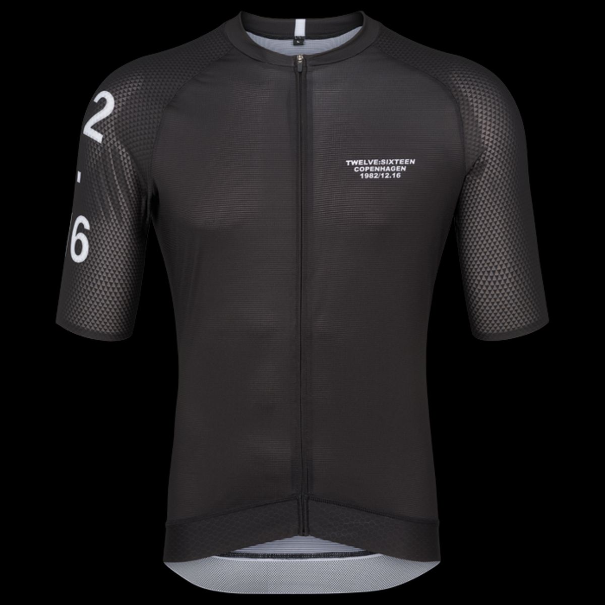 Twelve Sixteen Cykeltrøje Sky Jersey Sort - Medium