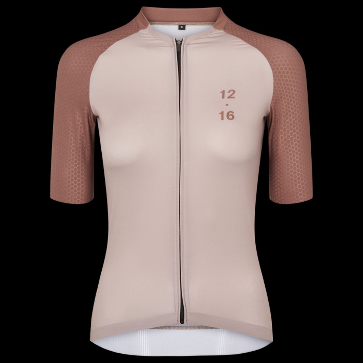 Twelve Sixteen Cykeltrøje Sky Pro Jersey L.Brown/ D. Brown Kvinde Fit - Small