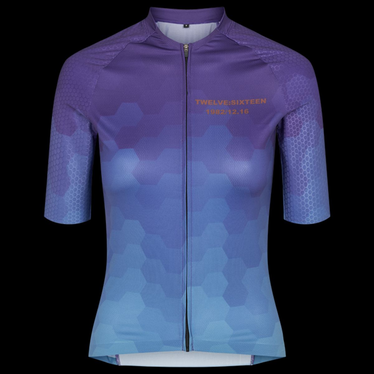 Twelve Sixteen Cykeltrøje Sky Pro Jersey Multi Blue Kvinder Fit - Small / Purple