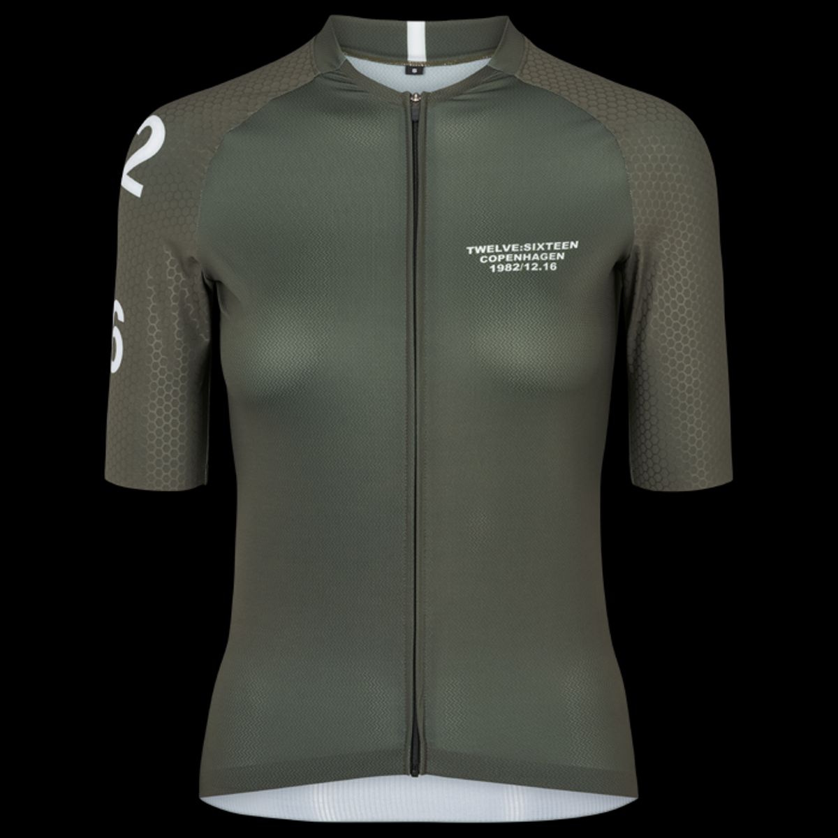 Twelve Sixteen Cykeltrøje Sky Pro Jersey Rilfe Grøn Kvinder Fit - Large