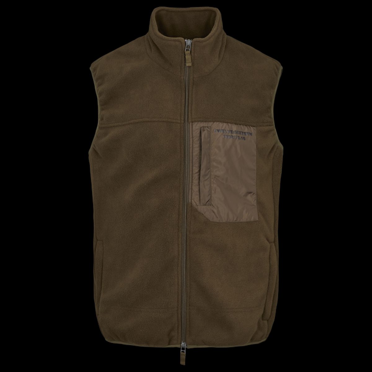 Twelve Sixteen Fleece Vest Flaske Grøn - Medium