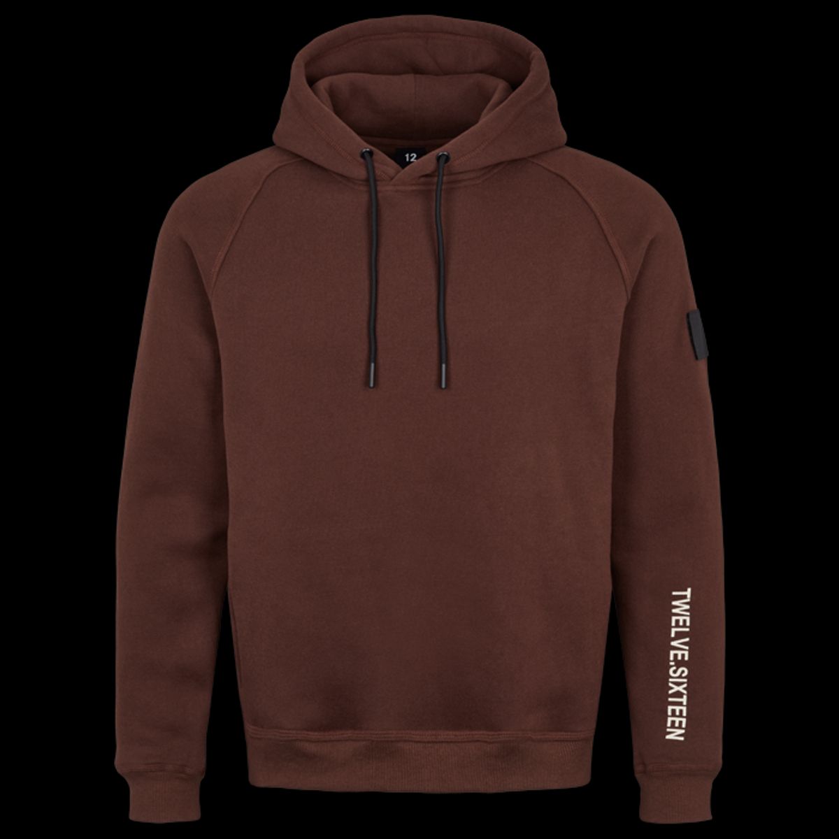 Twelve Sixteen Hoodie Mørke Brun Bomuld - Small