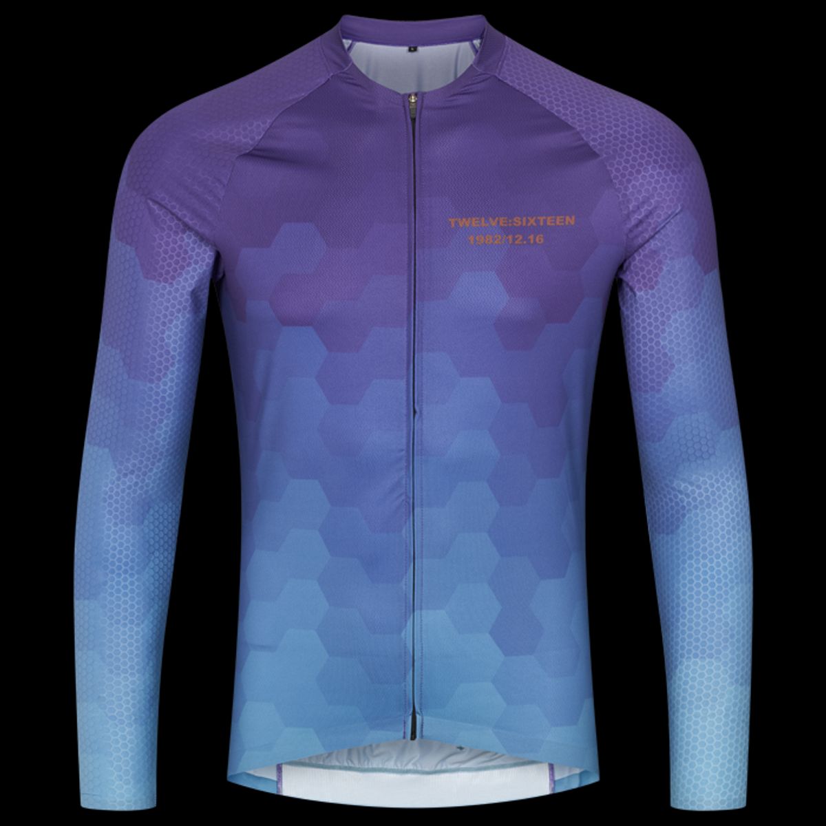 Twelve Sixteen Langærmet Cykeltrøje Sky Pro Let Multi Blue - 4XL / Purple