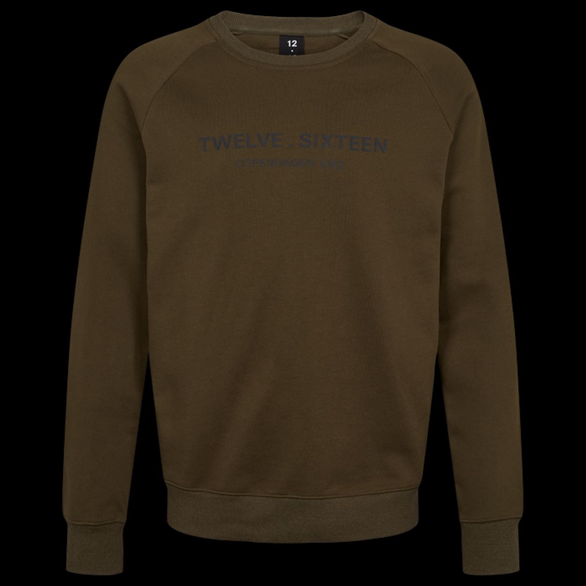 Twelve Sixteen Sweatshirt Flaske Grøn 100% Bomuld - Medium