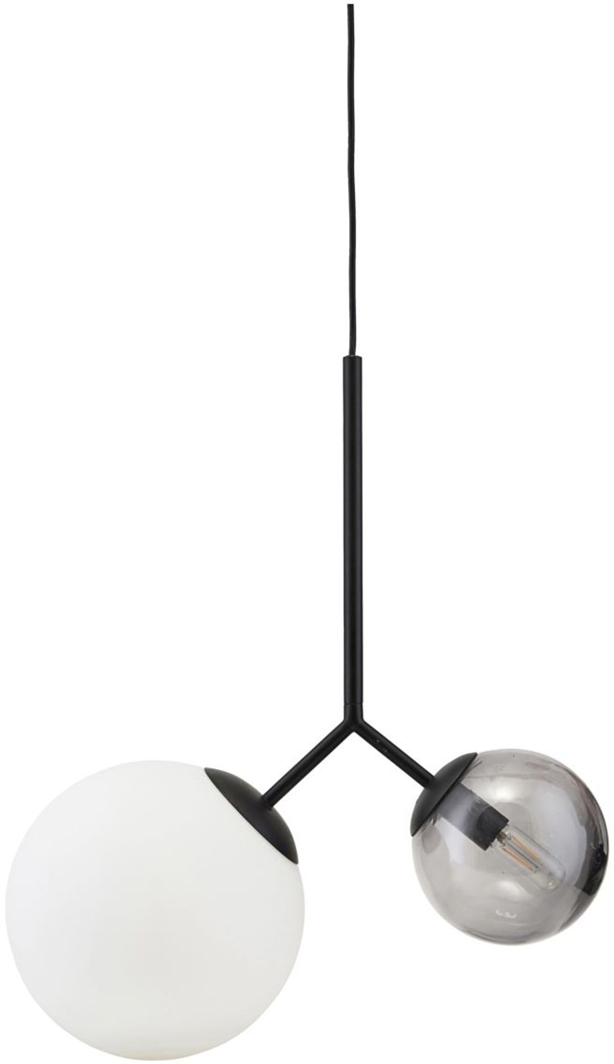 Twice, Pendel lampe, sort, 70 cm