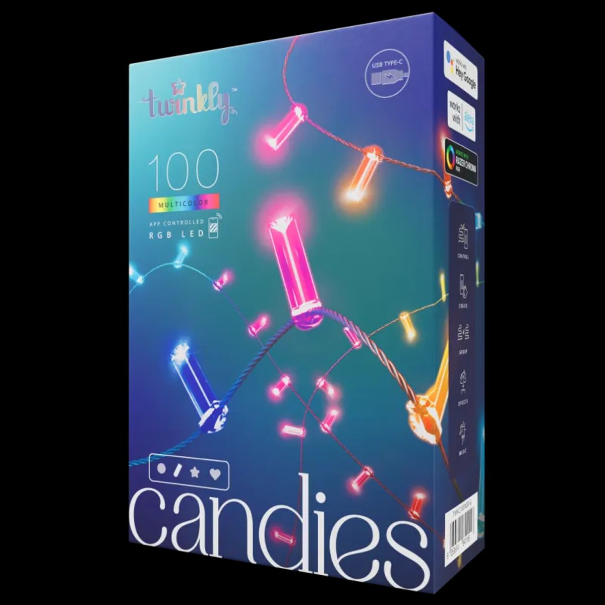 Twinkly Candies Candle 100 Led