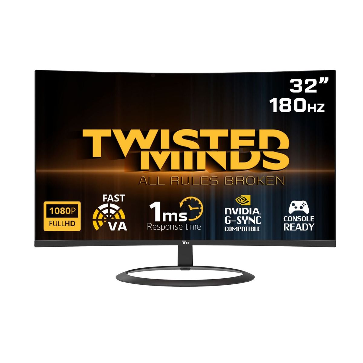 TWISTED MINDS CURVE GAMING MONITOR 32" FHD - 180HZ