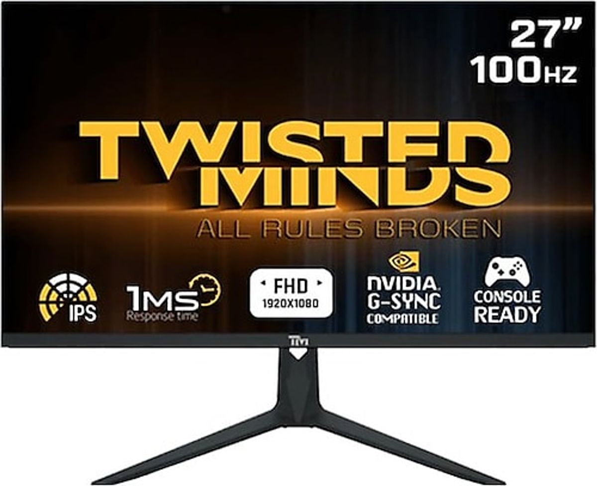 TWISTED MINDS FLAT GAMING MONITOR 27" FHD - 100HZ