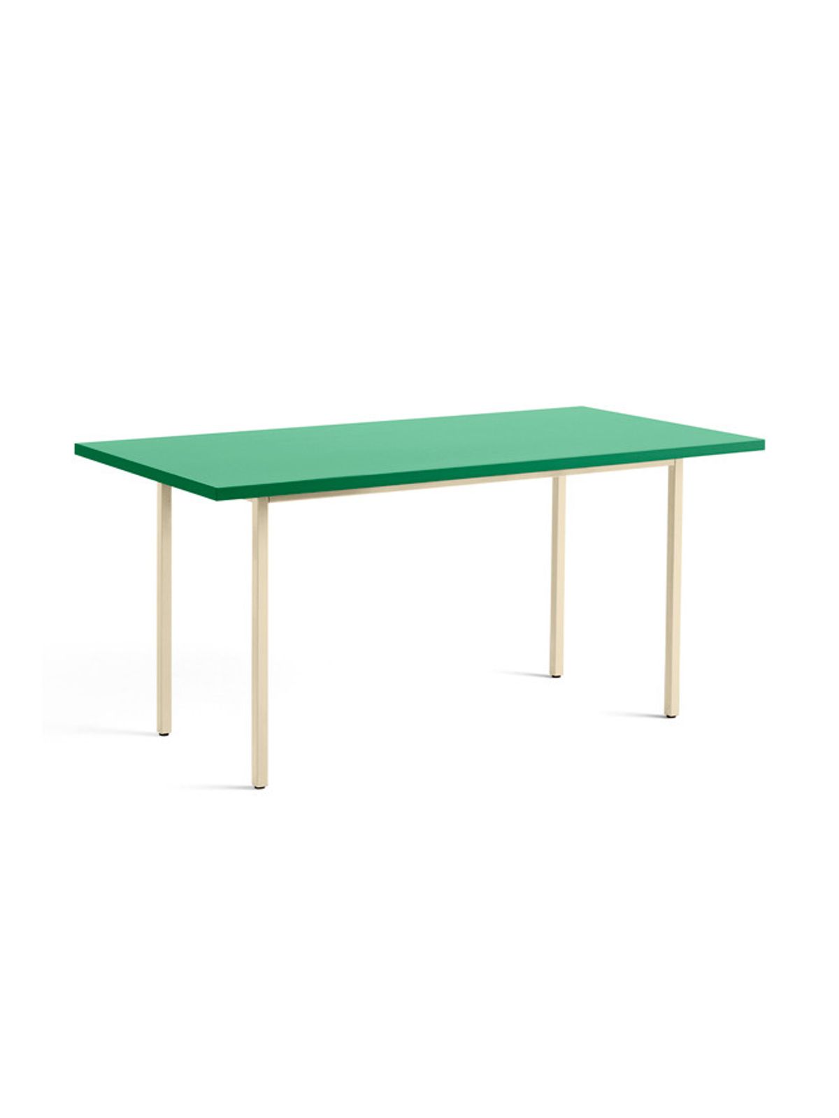 Two-Colour spisebord 160x82 fra Hay (Green mint, Ivory)