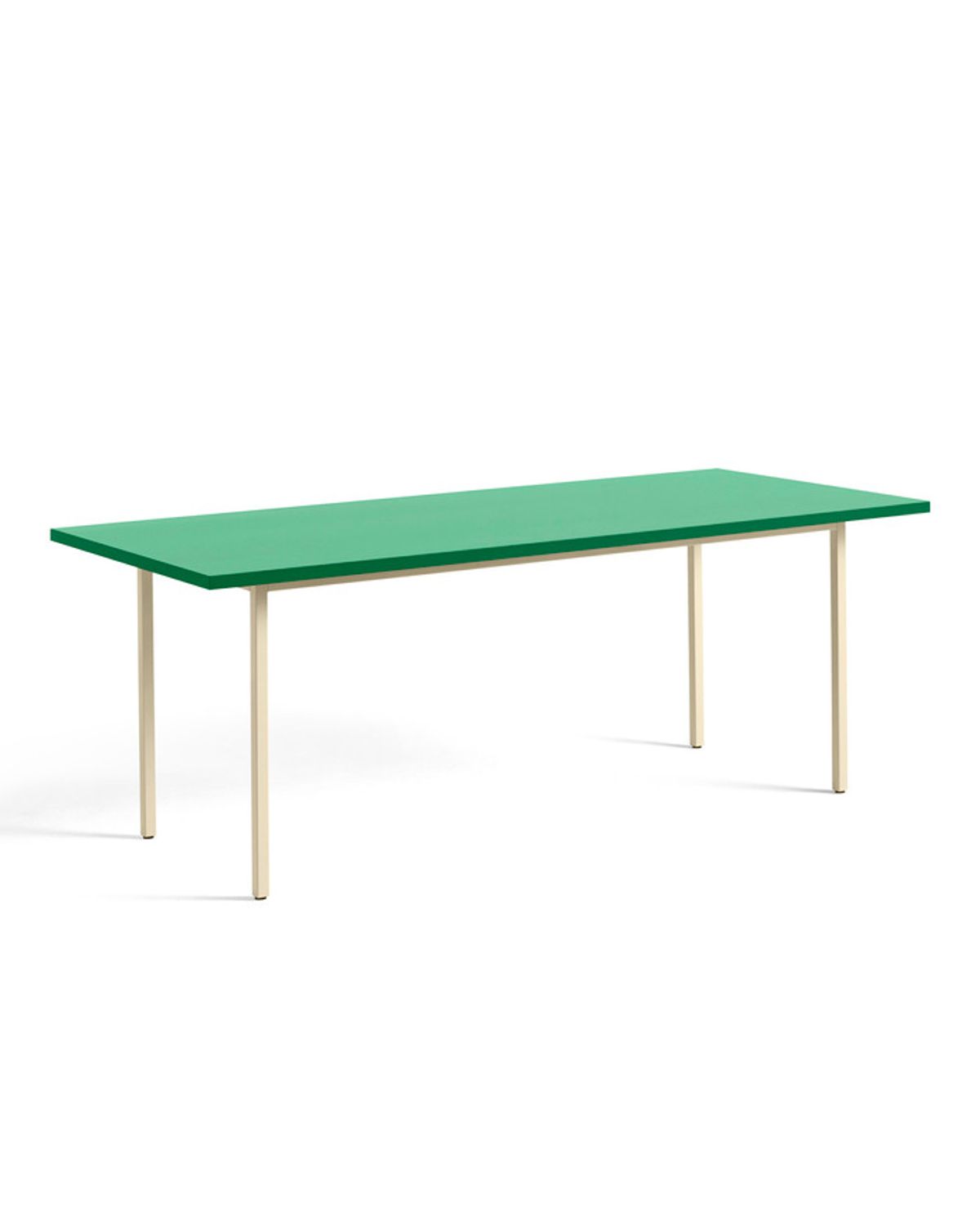 Two-Colour Spisebord 200x90 fra Hay (Green mint, Ivory)