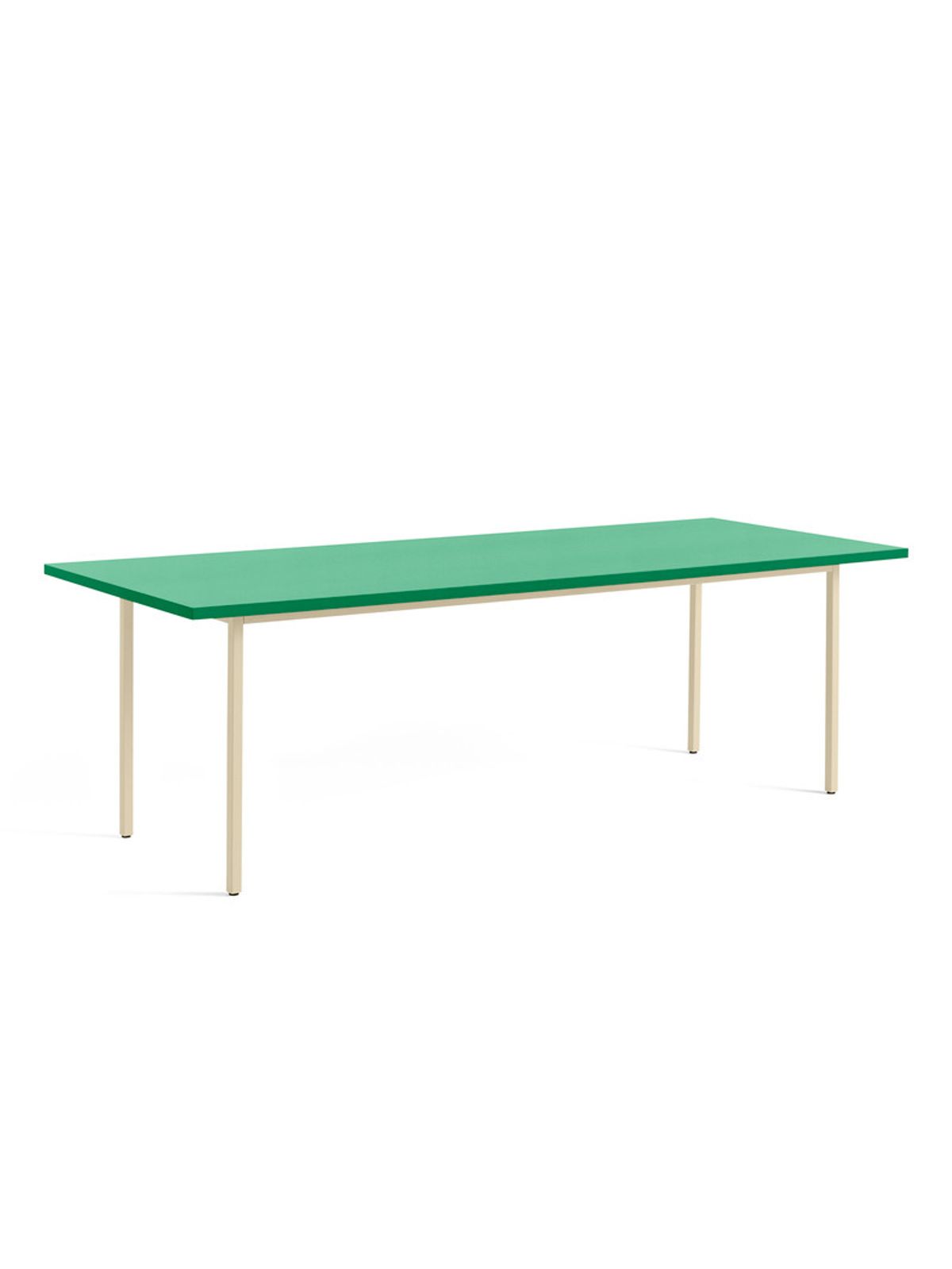 Two-Colour Spisebord 240x90 fra Hay (Green mint, Ivory)