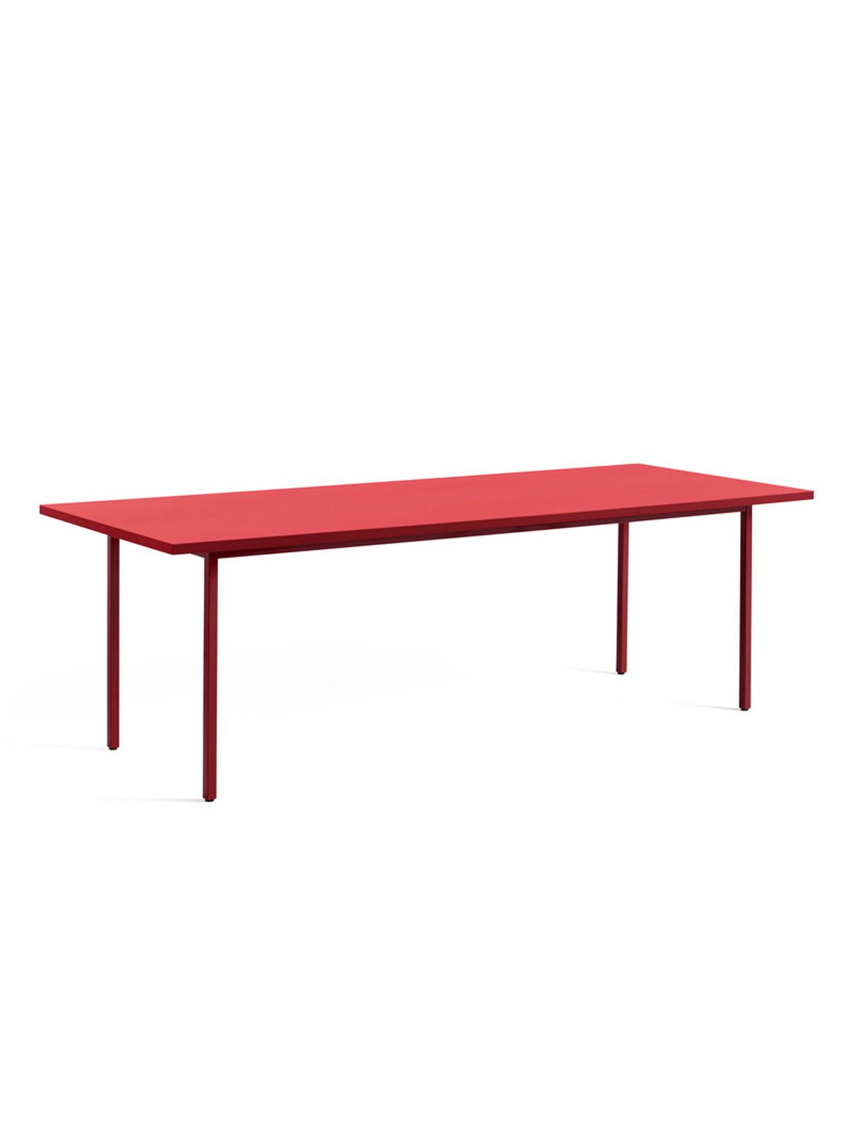 Two-Colour Spisebord 240x90 fra Hay (Red, Maroon red)