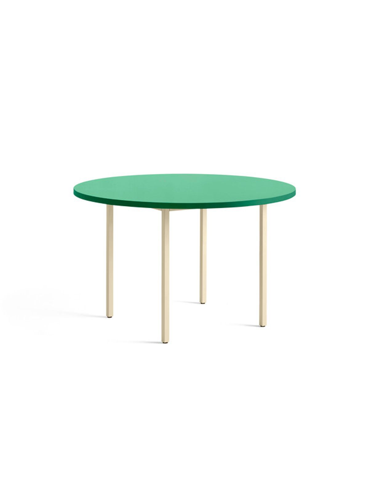 Two-Colour Spisebord Ø120 fra Hay (Green mint, Ivory)