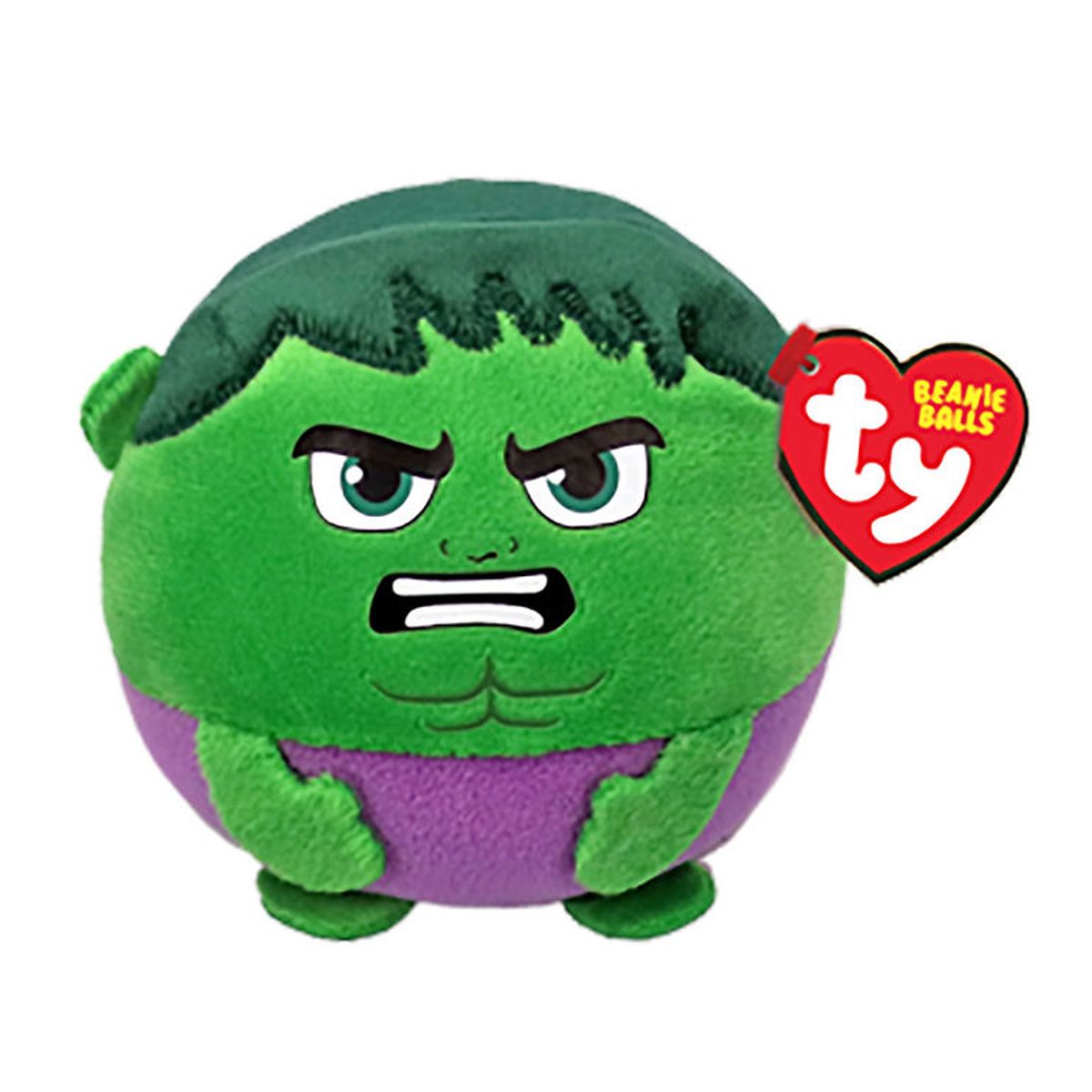 Ty Bamse - Beanie Balls - 9 cm - Marvel Hulk