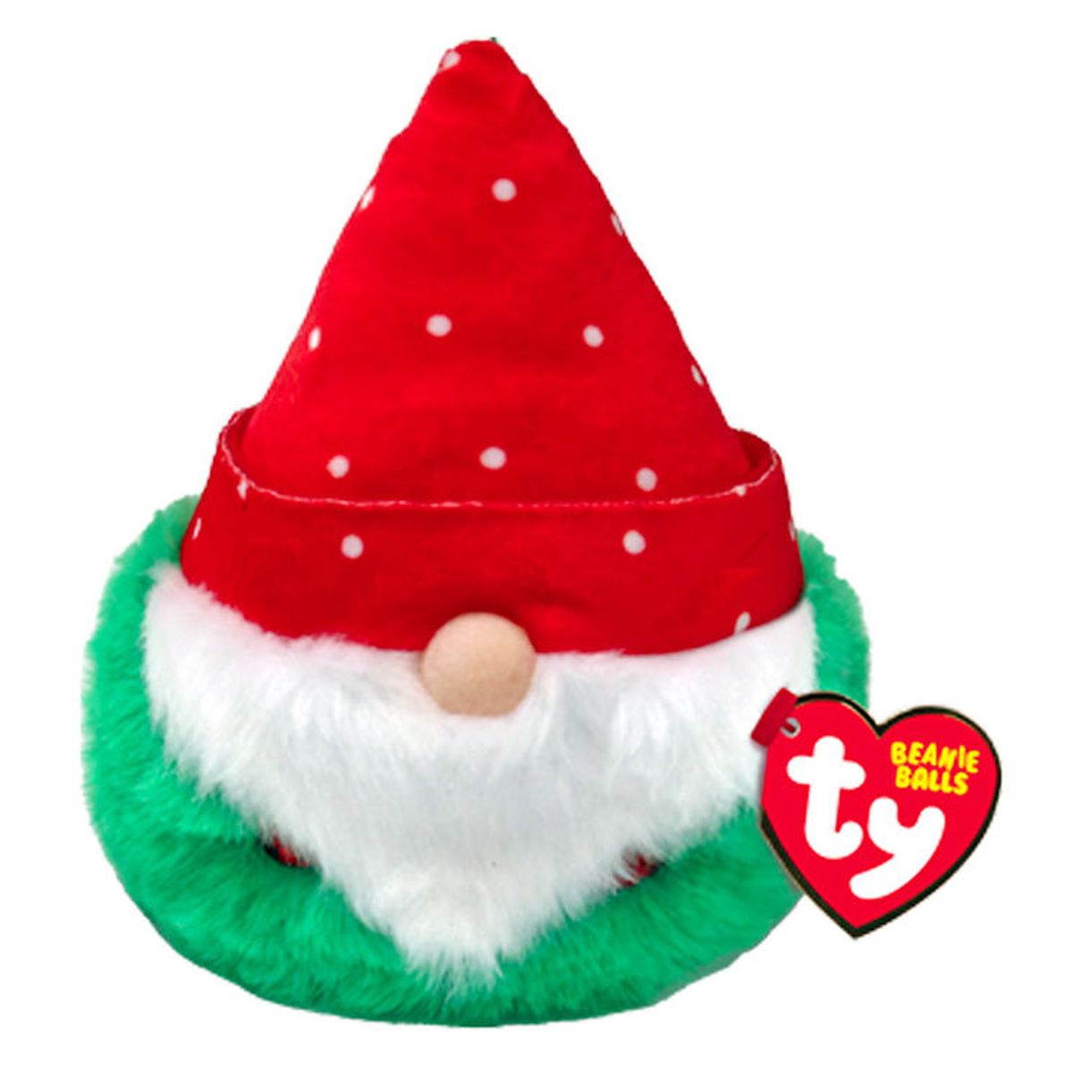 Ty Nøglering m. Bamse - Beanie Balls - 9 cm - Topsy