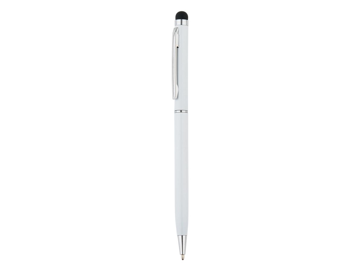 Tynd Stylus pen i Metal, Hvid