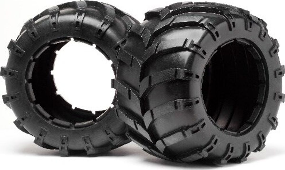 Tyres W/inserts 2 Pcs (blackout Mt) - Mv24106 - Maverick Rc