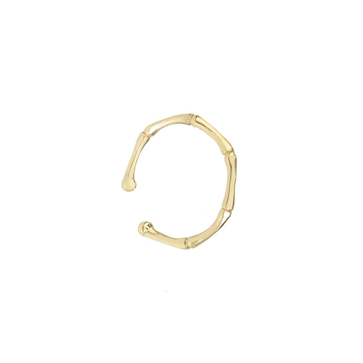 Tåring / Ørering / Fingerring - #Glamboo - Onesize regulerbar størrelse - 18 karat guldbelagt Sterling sølv