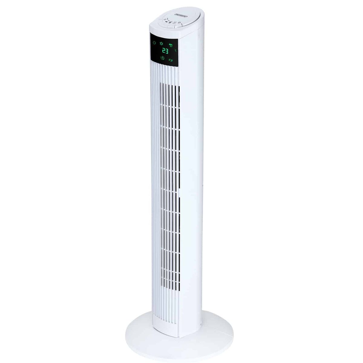 Tårnventilator hvid 96cm inkl. fjernbetjening