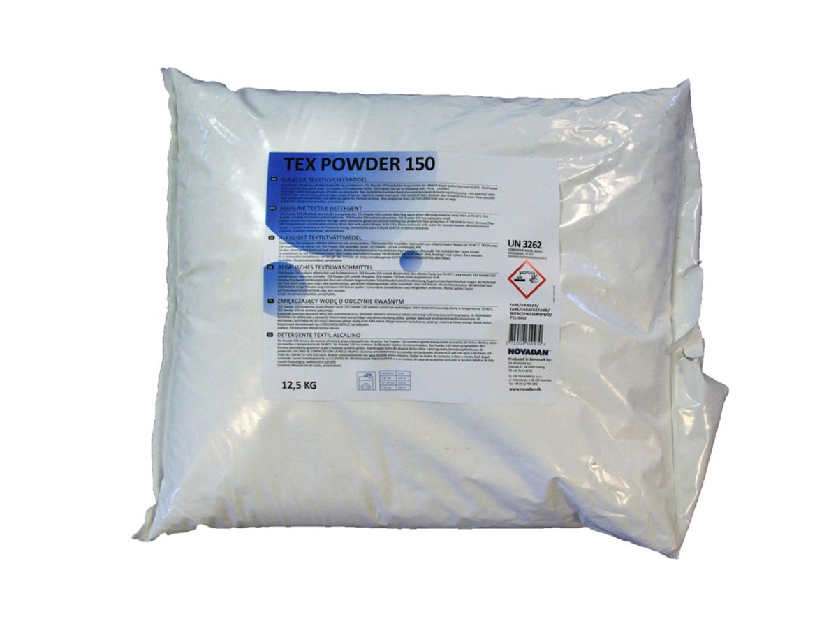 Tøjvask Pulver Tex Powder 156 med Duft 12,5 kg