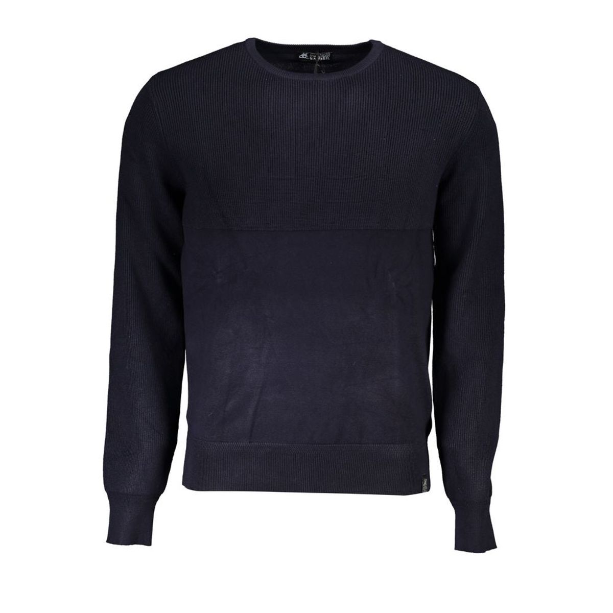 U.S. Grand Polo Elegant Crew Neck Sweater with Contrast Details