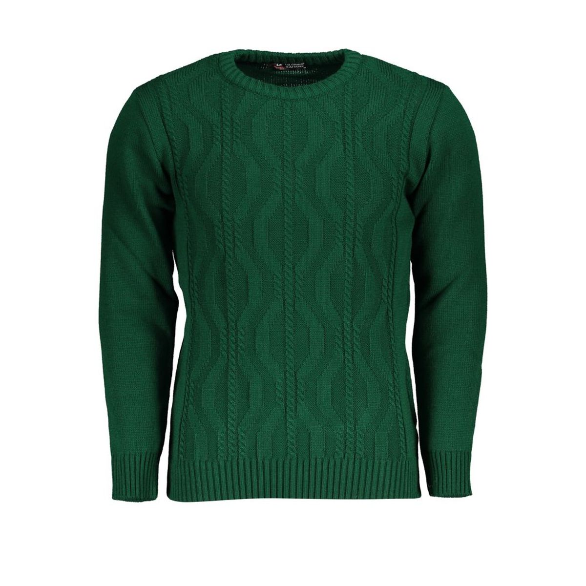 U.S. Grand Polo Green Fabric Sweater