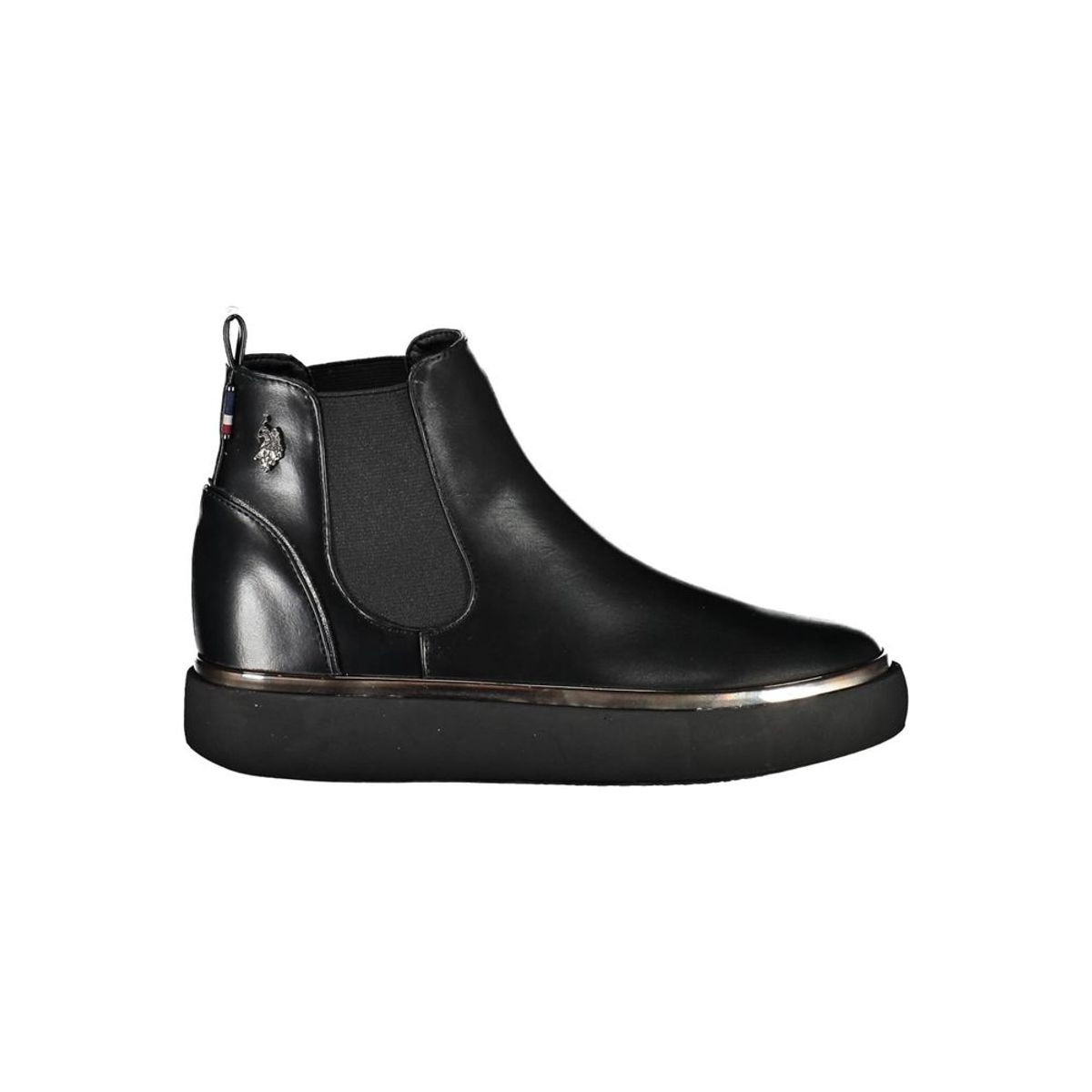 U.S. POLO ASSN. Chic Low Ankle Boot with Contrasting Details