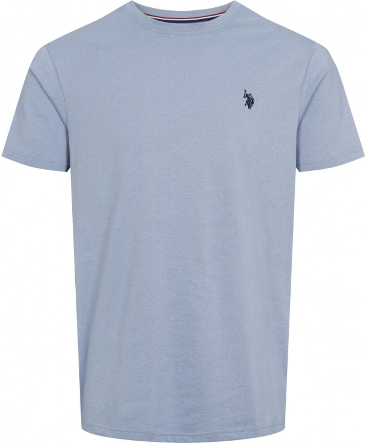 U.S POLO ASSN T-shirt i lyseblå til herre | Regular fit |