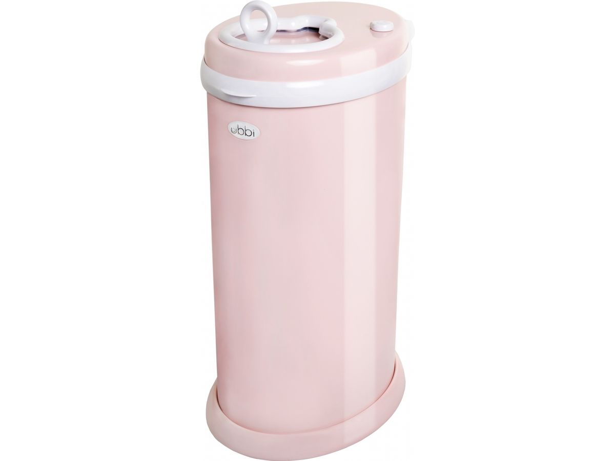 Ubbi Diaper Bin, Pink/Blush Pink