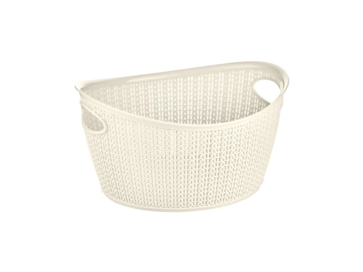 Ucsan Basket 3.3L Knit Oval M-1167 Cream