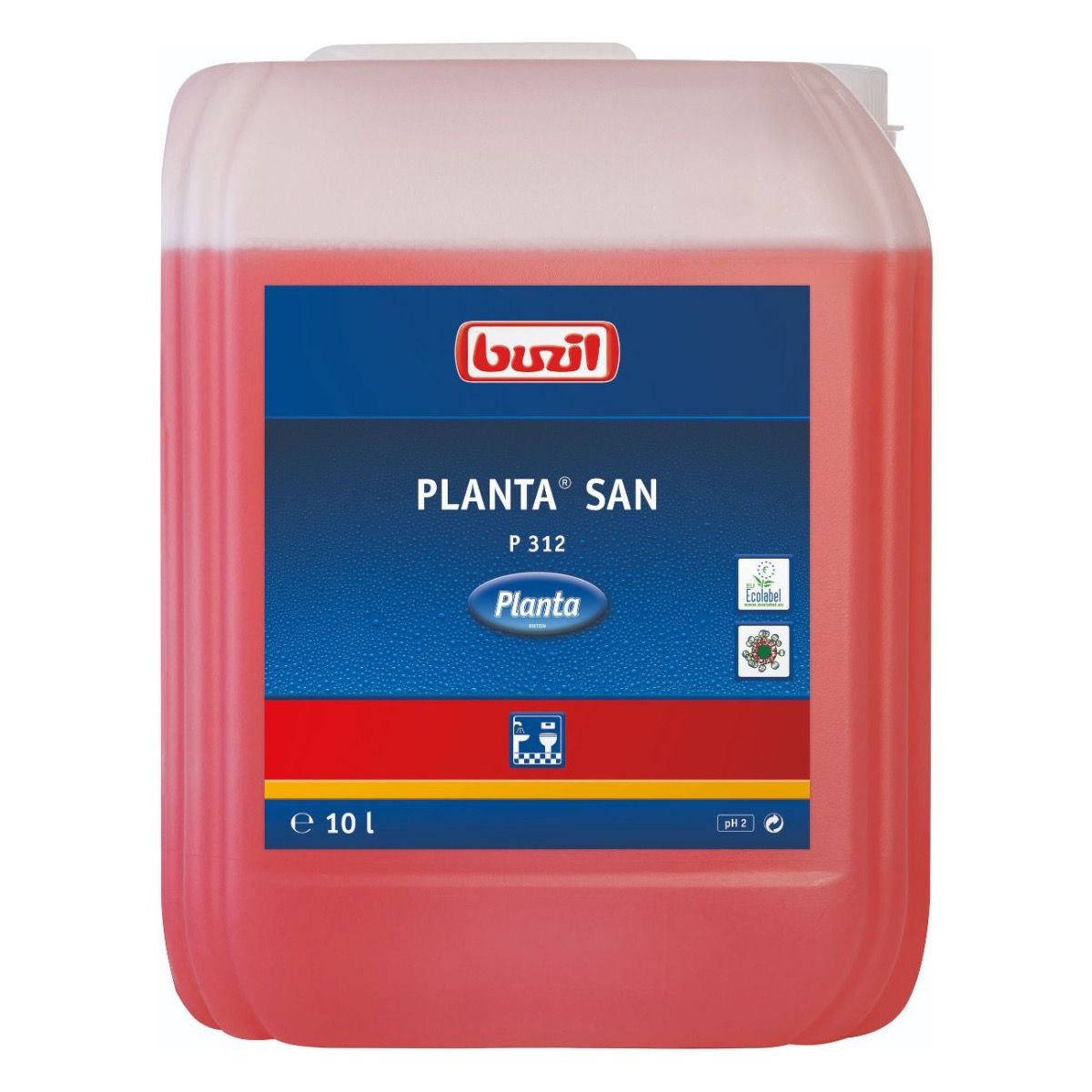 Udgår: Buzil Planta San P 312 sanitetsrengøringsmiddel, 10 L