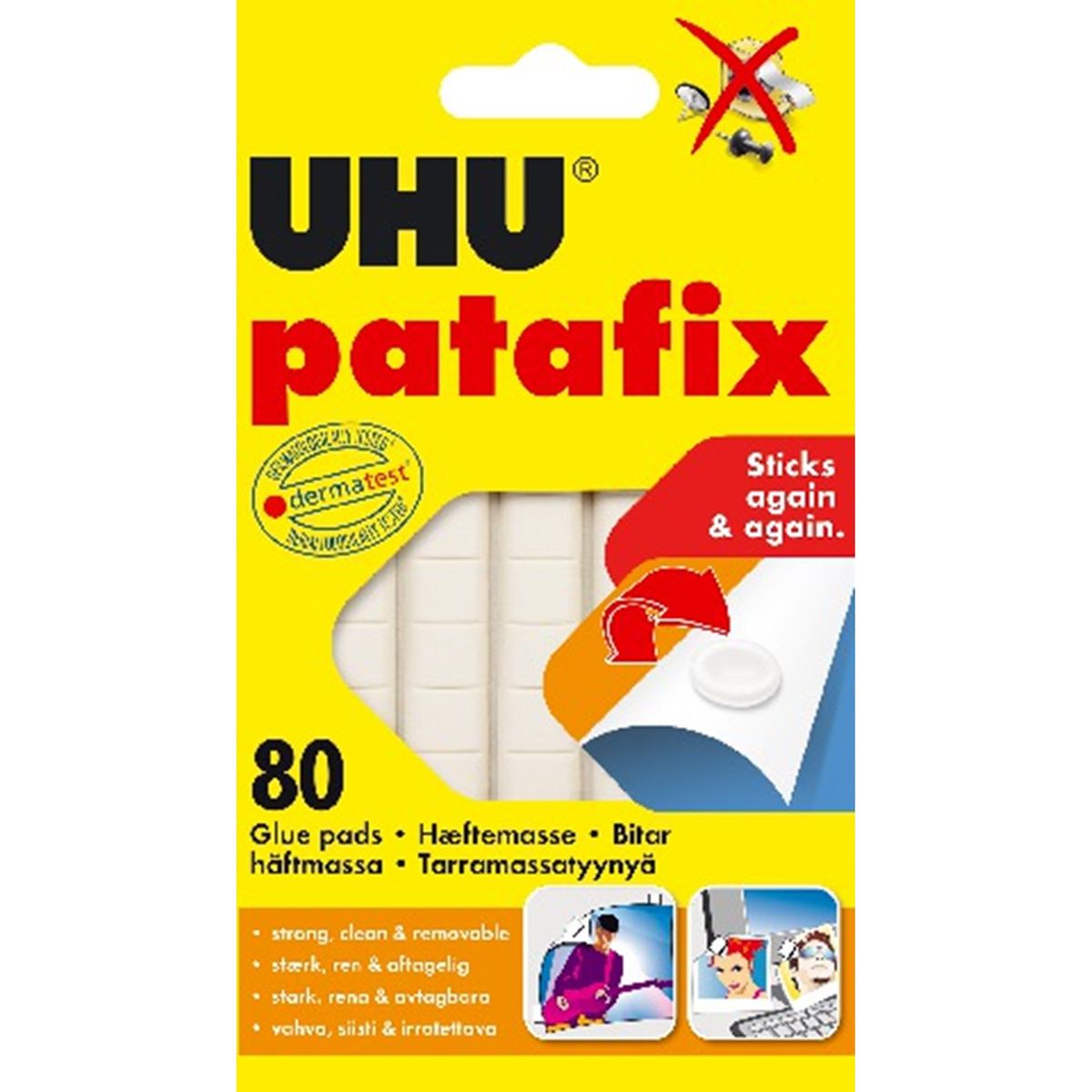 Udgår: Hæftemasse Patafix 80st 60g