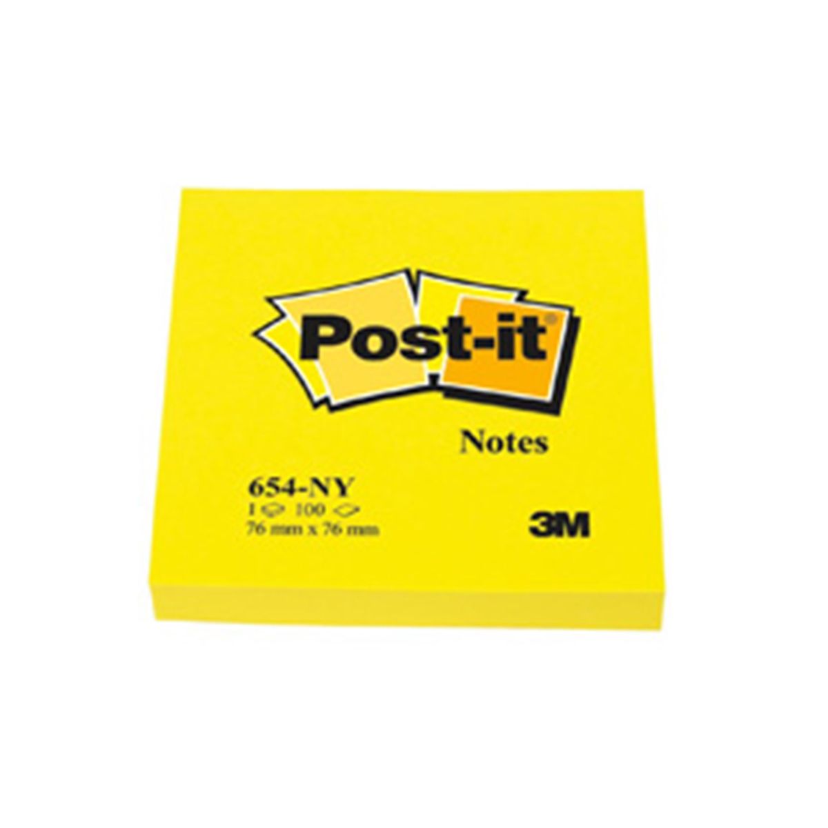 Udgår: Post-it Notes 76x76 neon gul