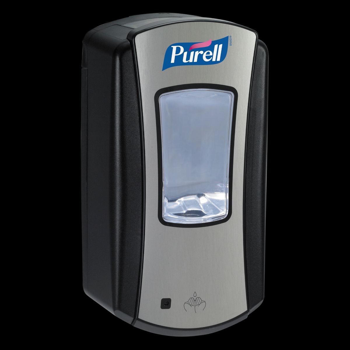 Udgår: Purell berøringsfri LTX dispenser til hånddesinfektion, sort/krom, 1200 ml.