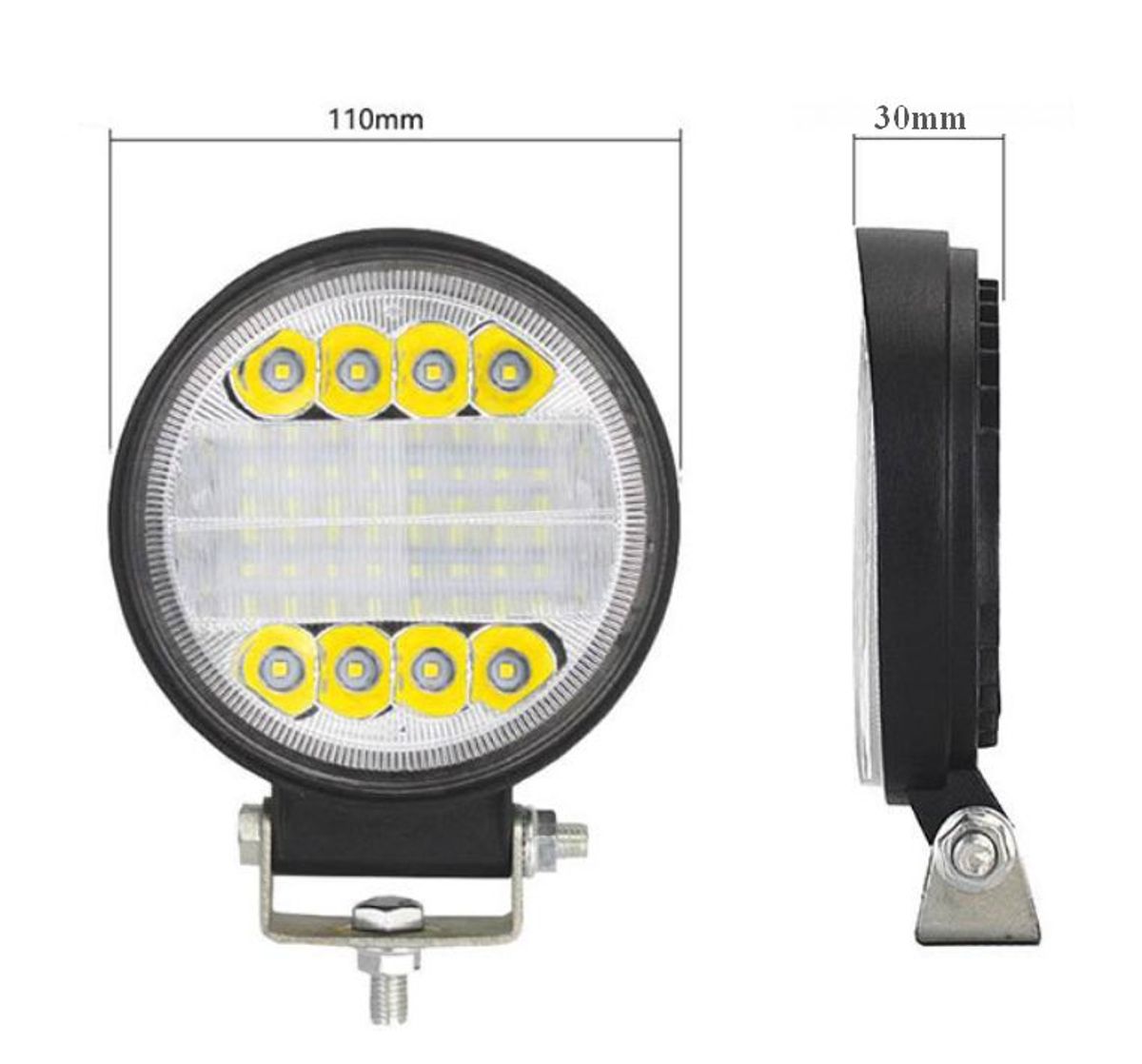 UDSALG - LED køretøjs projektør 72 watt COMBO, Slim 12/24 volt - Dinled - Køretøjs projektører