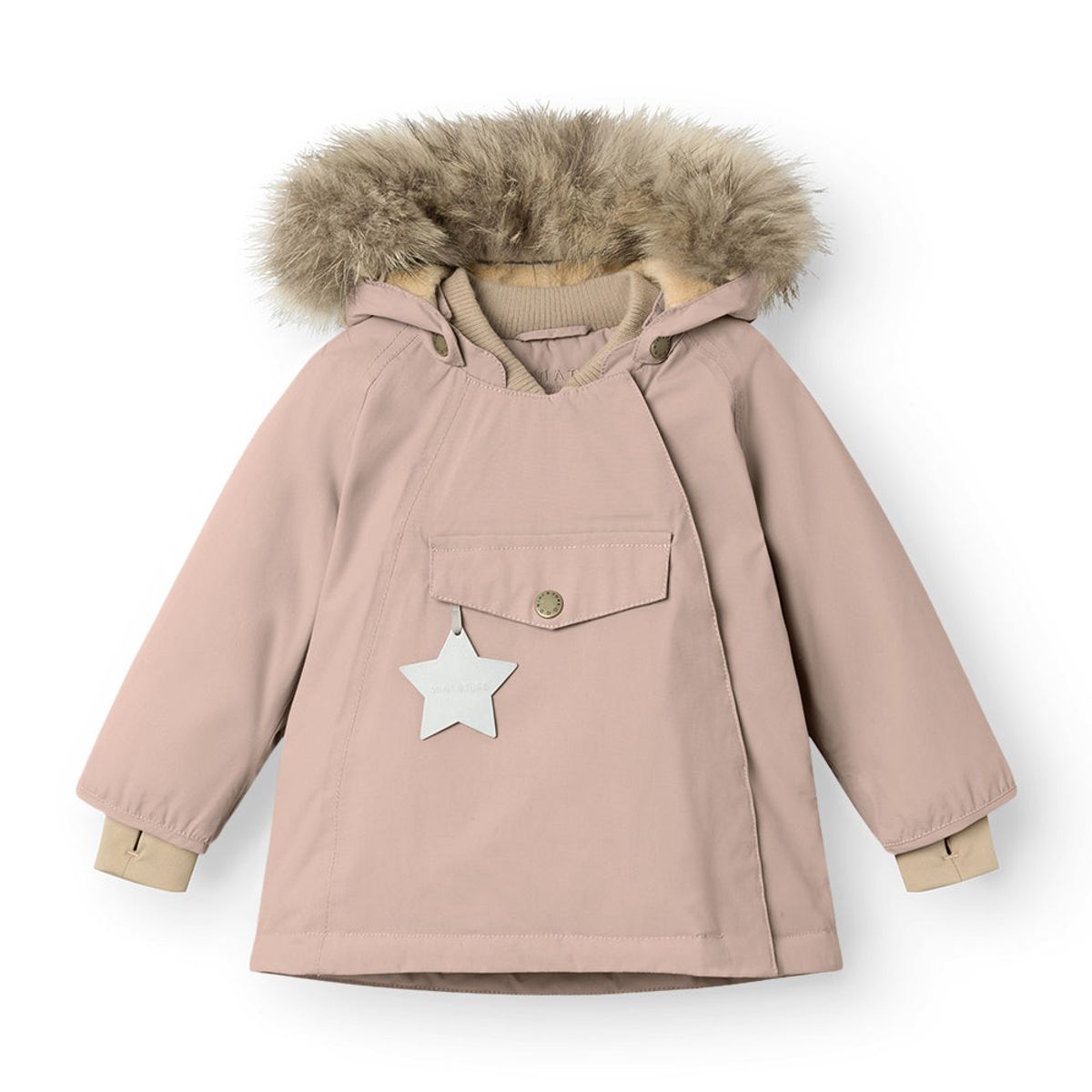 UDSALG - MINI A TURE Vinterjakke MATWang Fleece Pels - MINI A TURE - Jakker - GladeRollinger.dk