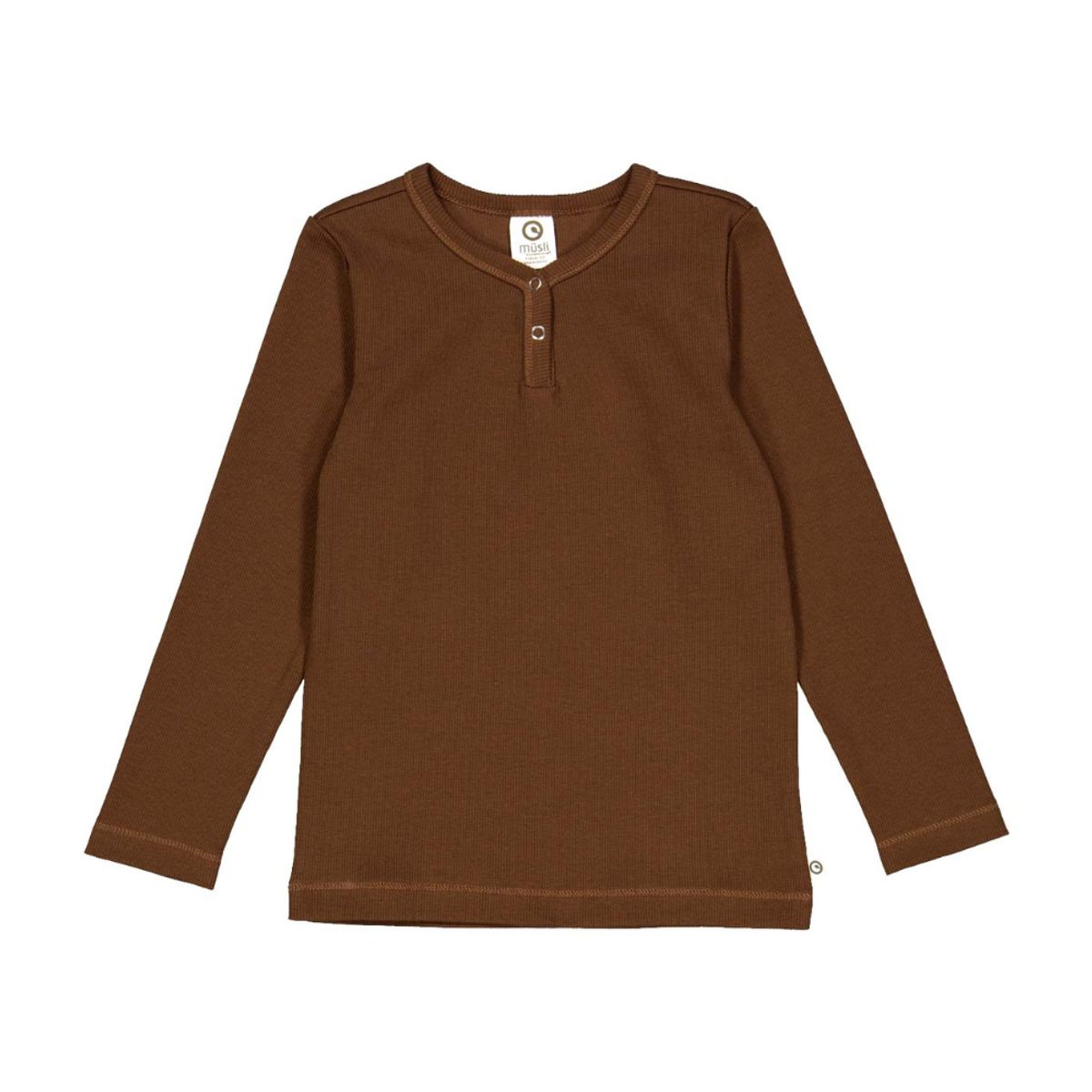 UDSALG - Müsli Bluse Cozy Me Rib - Müsli - Bluser - GladeRollinger.dk