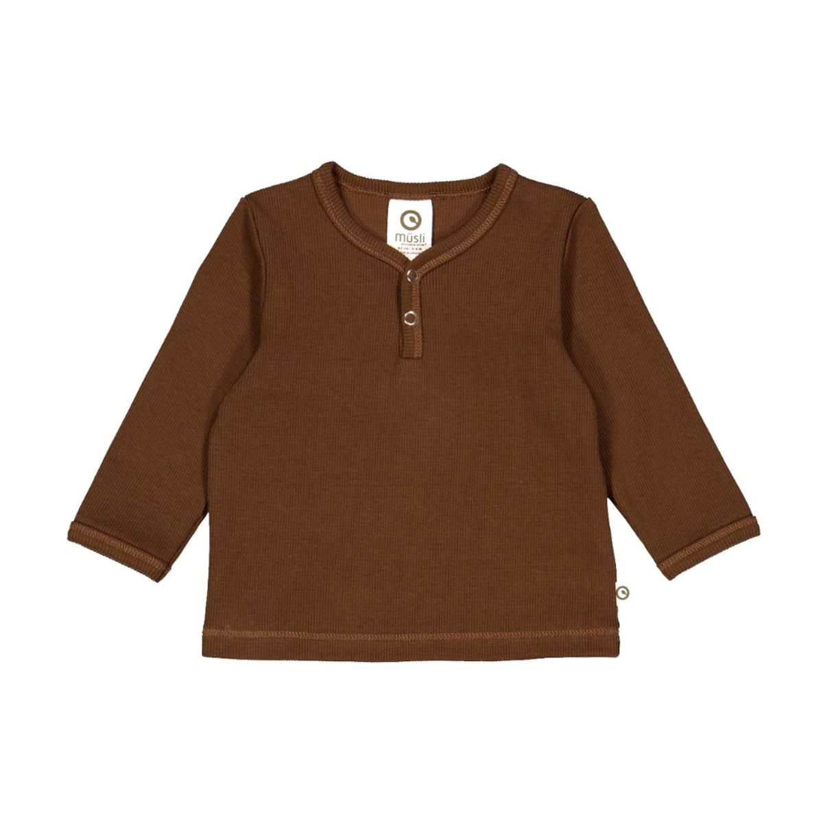 UDSALG - Müsli Bluse Cozy Me Rib - Müsli - Bluser - GladeRollinger.dk