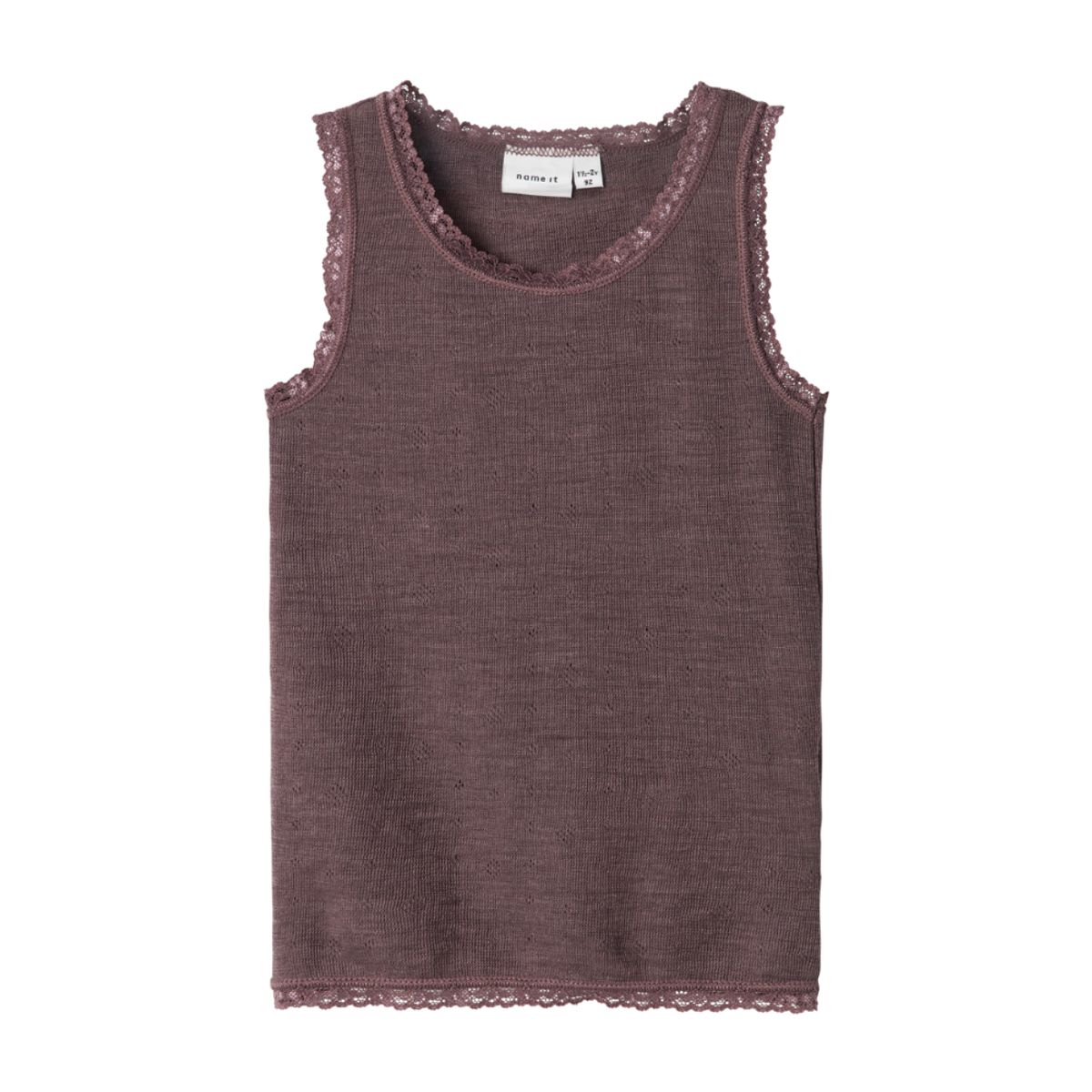 UDSALG - Name it Tank Top Uld Wang - name it - Undertøj - GladeRollinger.dk