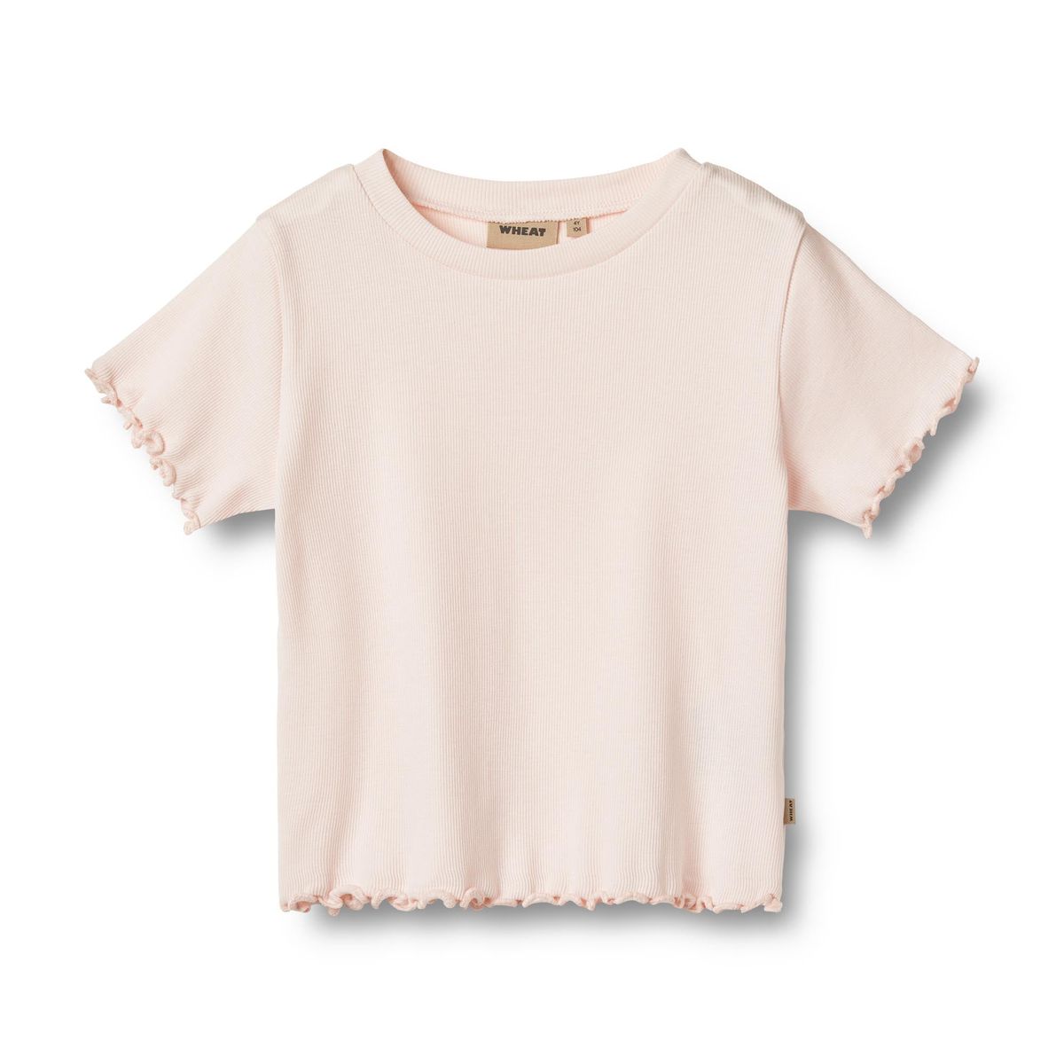 UDSALG - Wheat T-shirt Rib Irene - Wheat - Bluser - GladeRollinger.dk