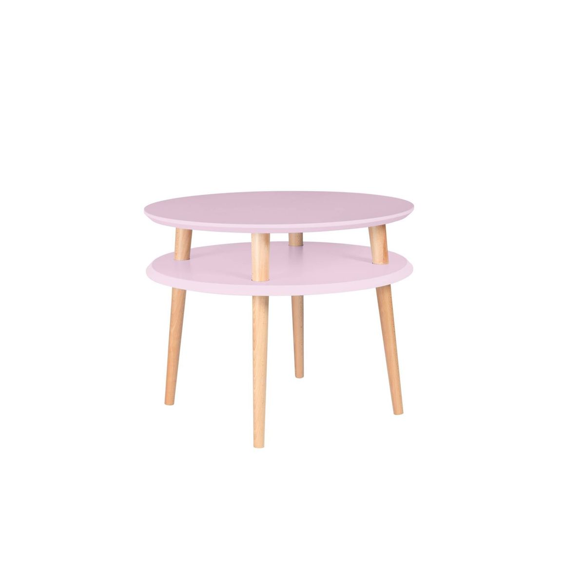 UFO Sidebord diameter 57cm x H 45cm - Pink