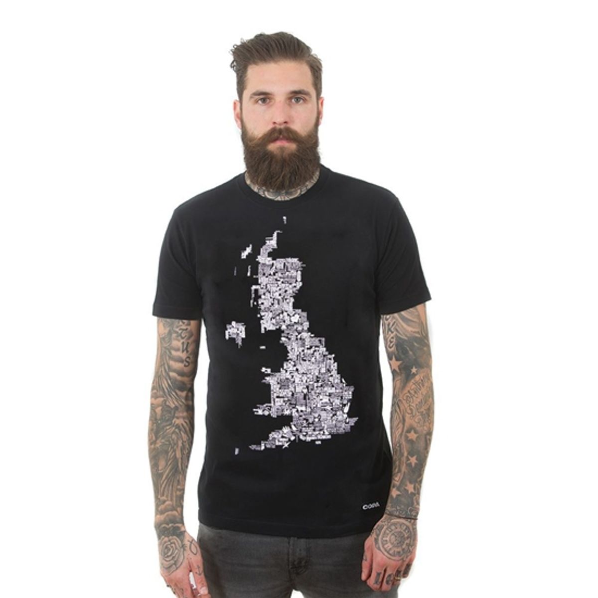 UK Grounds T-Shirt | Black-Extra Large