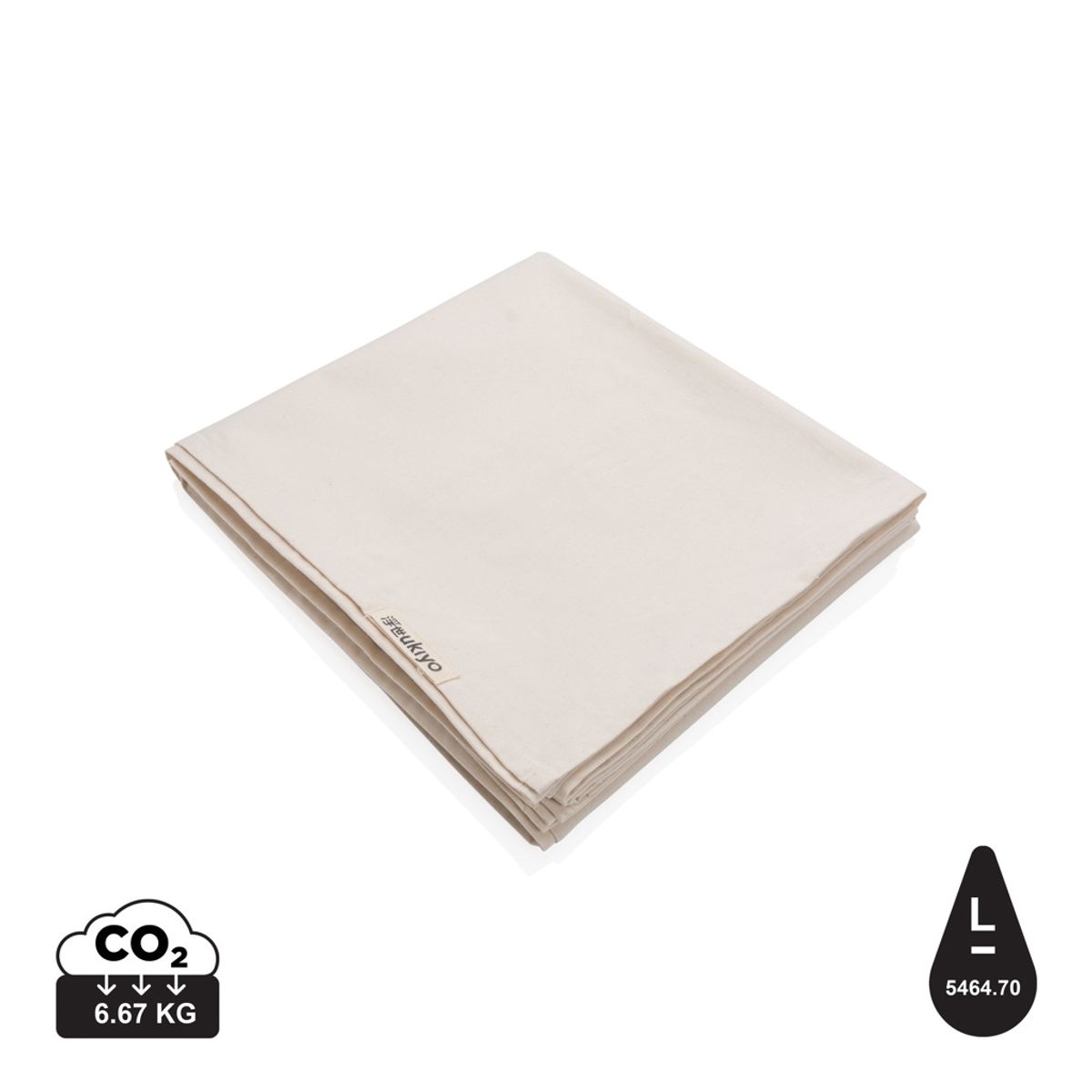 Ukiyo Aware&trade; 180gr Rcotton dug 250x140cm, Off-white