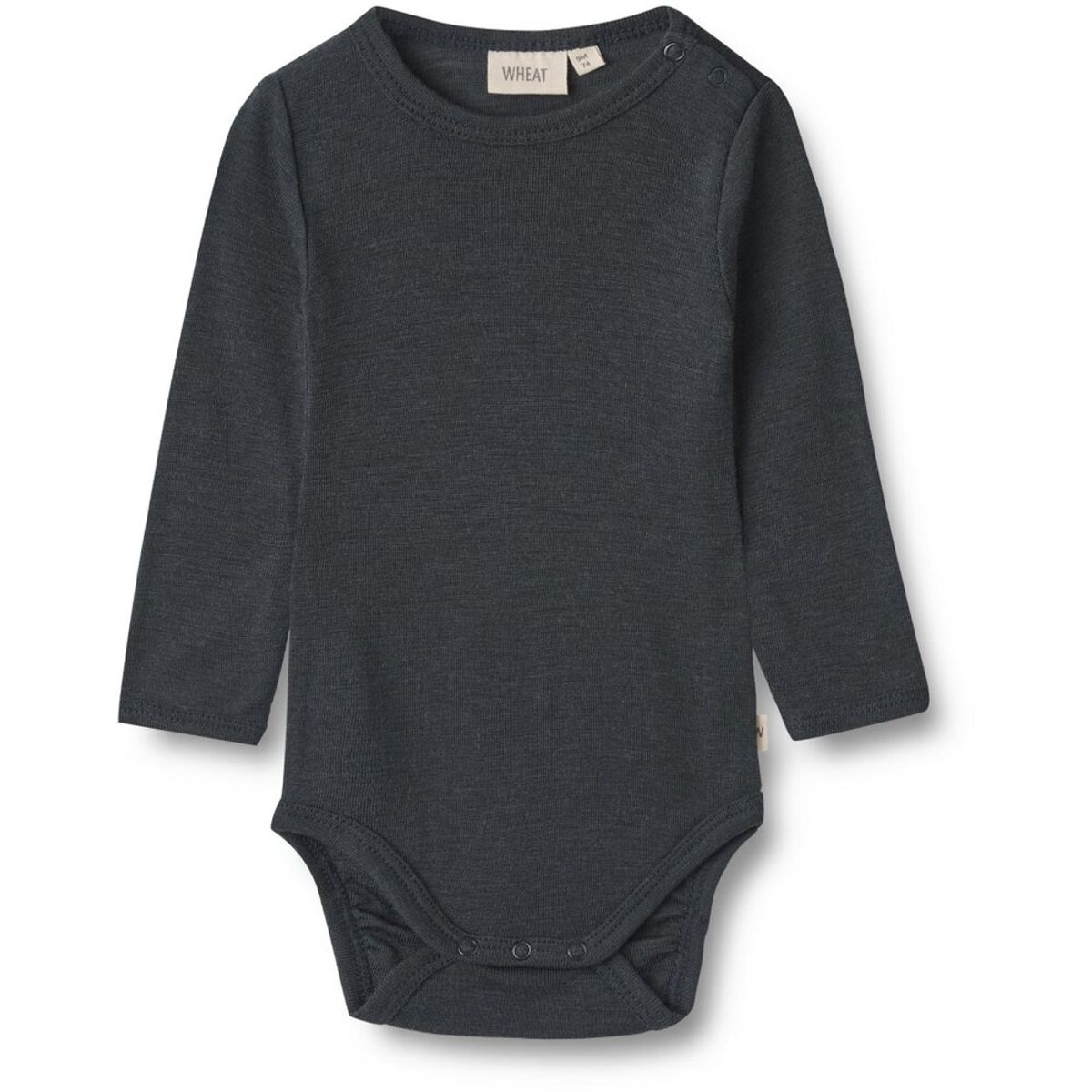 Uld body langærmet Lucca - Navy - 68